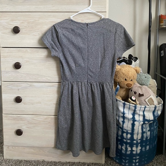 Grey Dress with Pockets - Picture 2 of 3